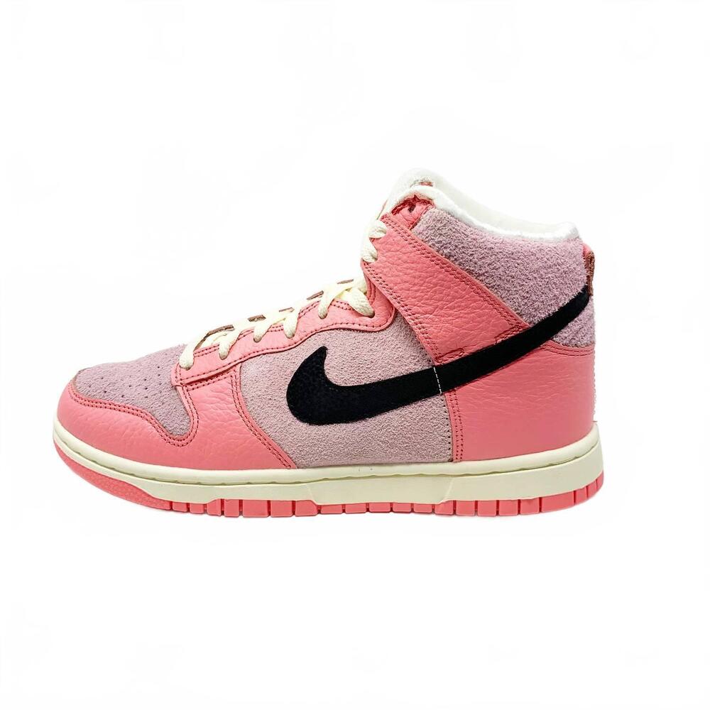 NEW NIKE women's dunk high sneakers in hoops pack pink - Picture 6 of 6